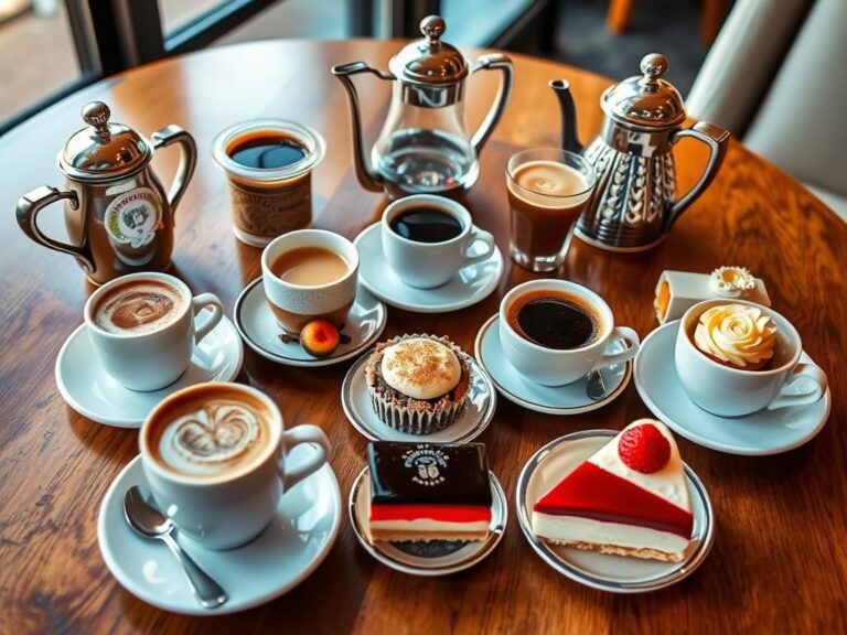 como combinar café gourmet com sobremesas
