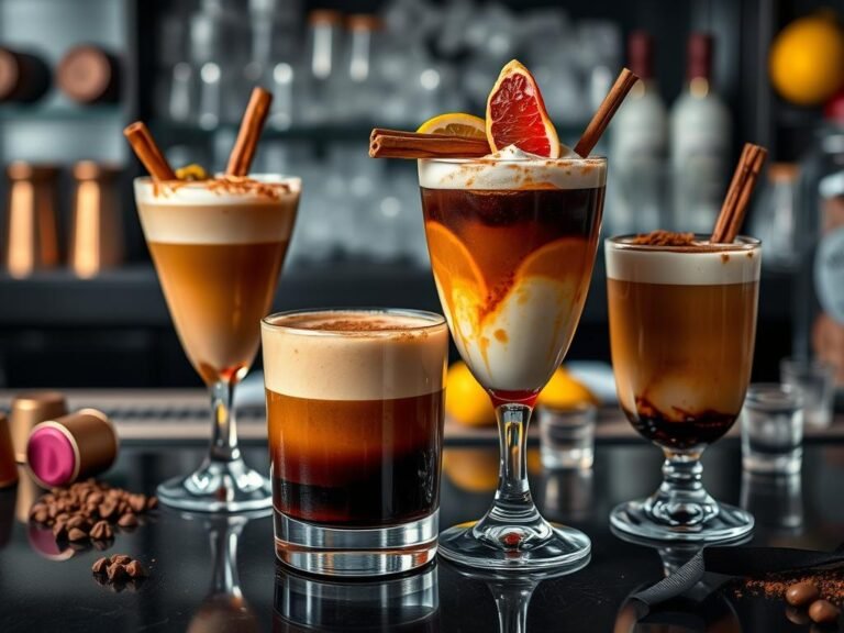 como criar drinks usando café em cápsula