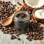 como usar café moído para a pele