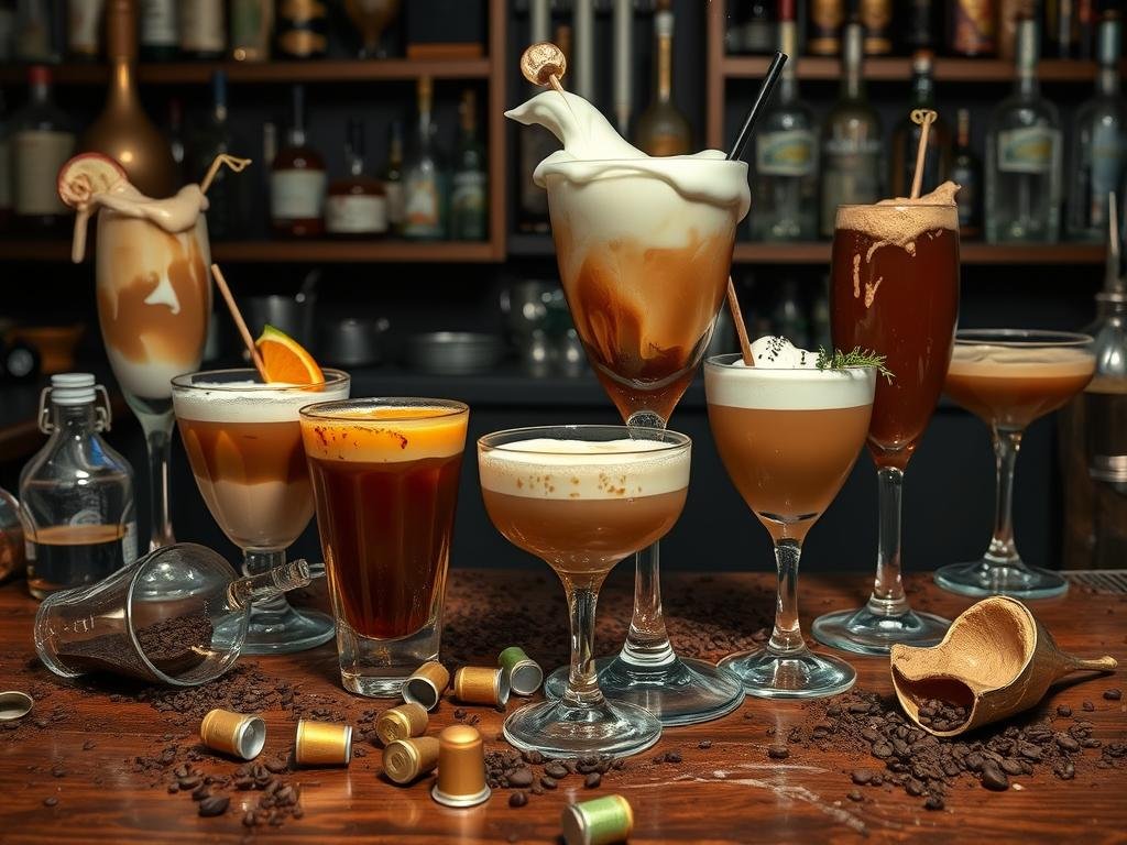 erros em drinks de café